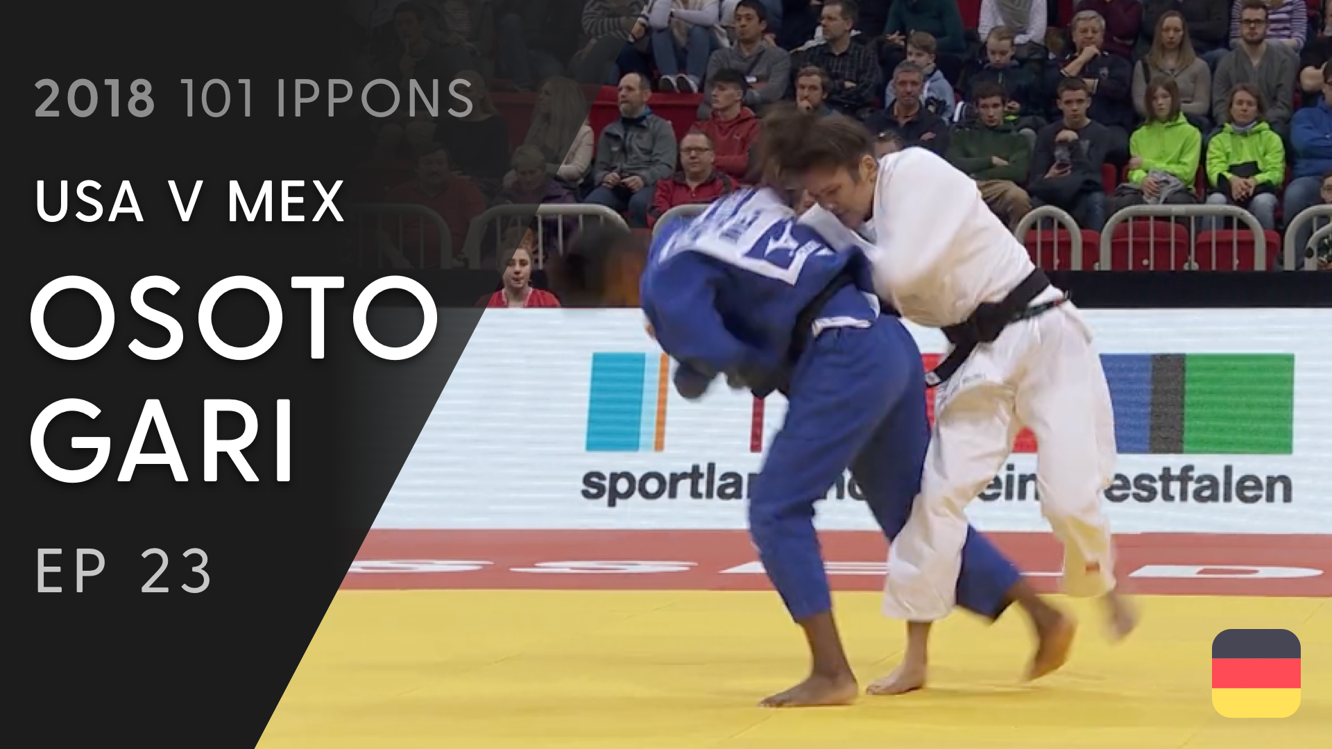 101: Osoto gari - USA v MEX -63kg