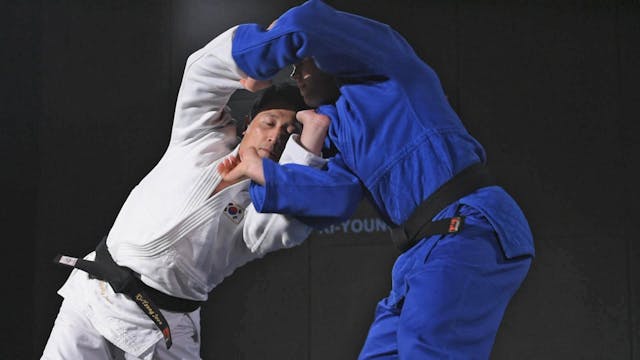 Creating space for Morote seoi nage 2 | Korean Judo