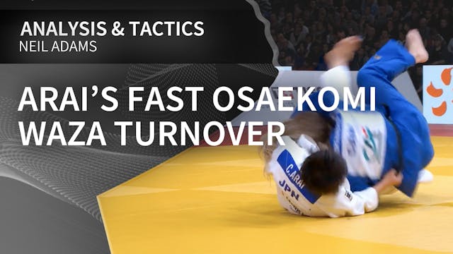 Arai’s fast Osaekomi waza turnover | ...