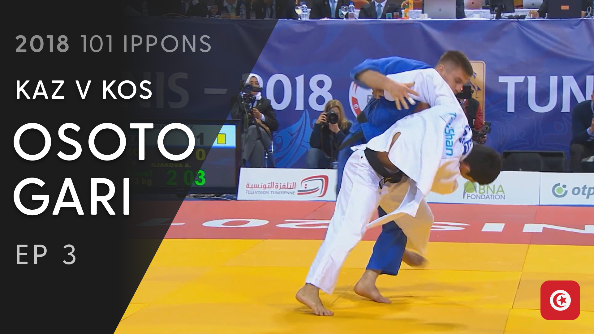 101: Osoto gari - KAZ v KOS -73kg