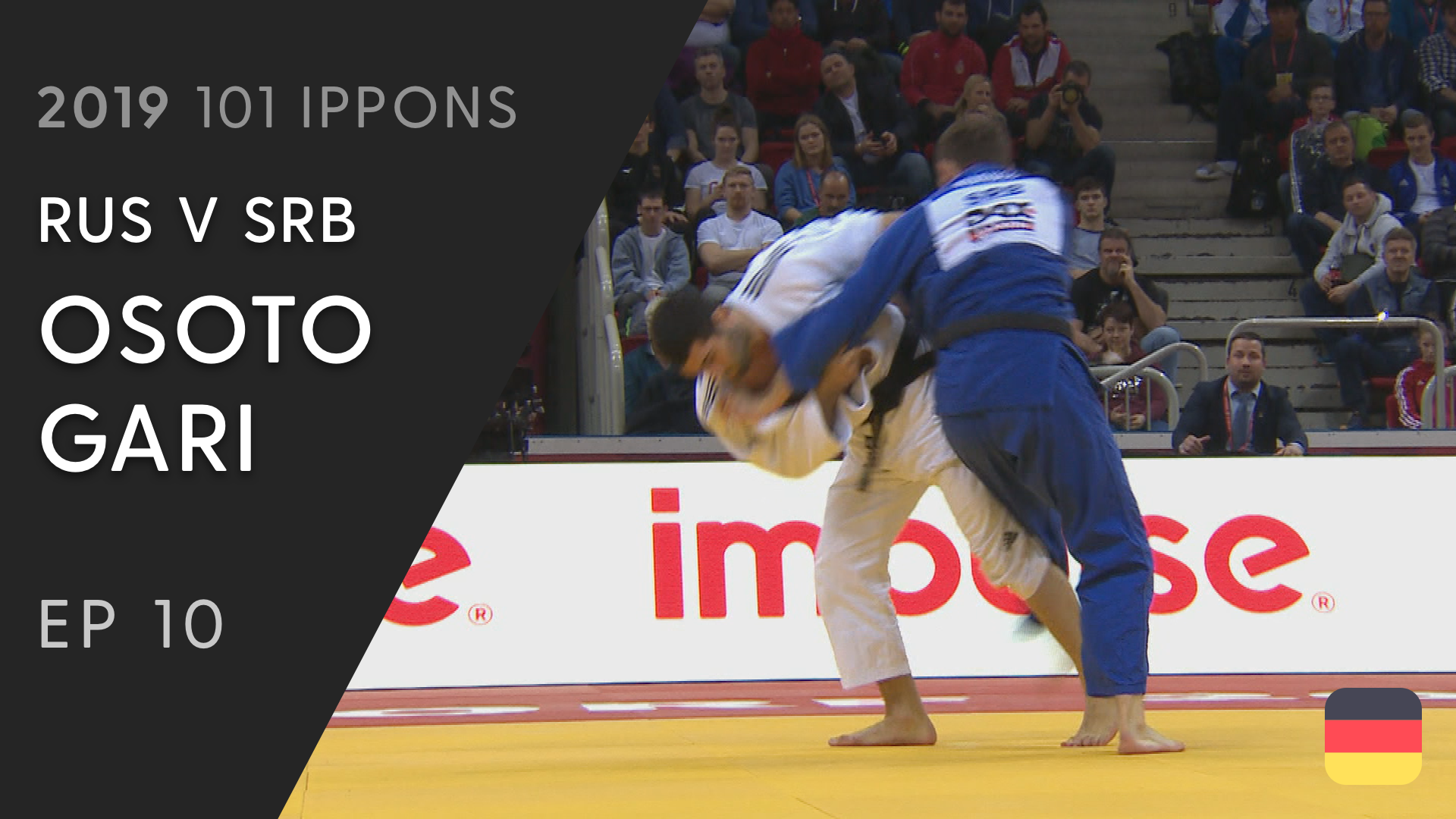 101: Osoto gari - RUS v SRB -90kg