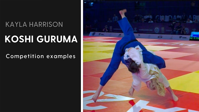 Koshi guruma - Execution & competition examples | Kayla Harrison