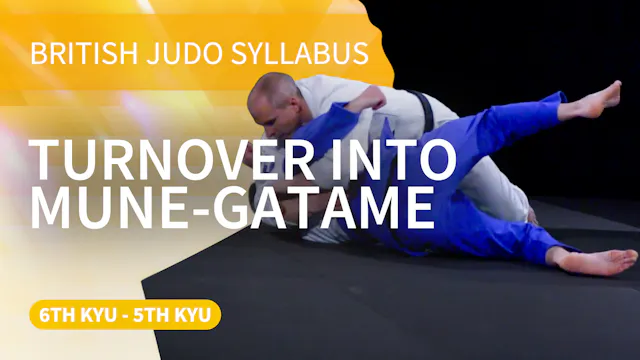 Turnover into Mune-gatame