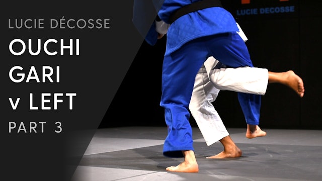 Lower Body & Execution | Ouchi gari v Left | Lucie Décosse