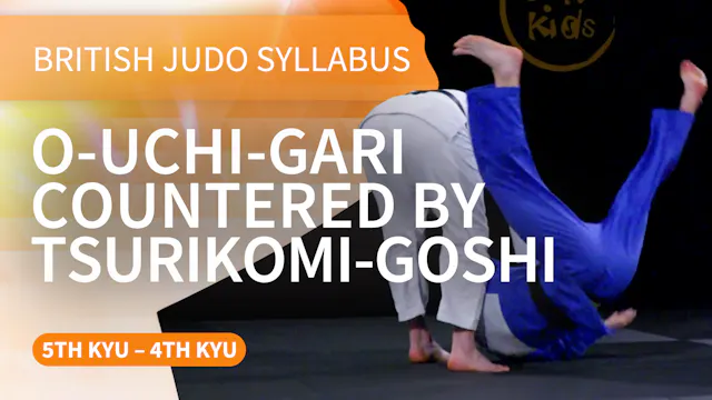 O-uchi-gari countered by Tsurikomi-goshi