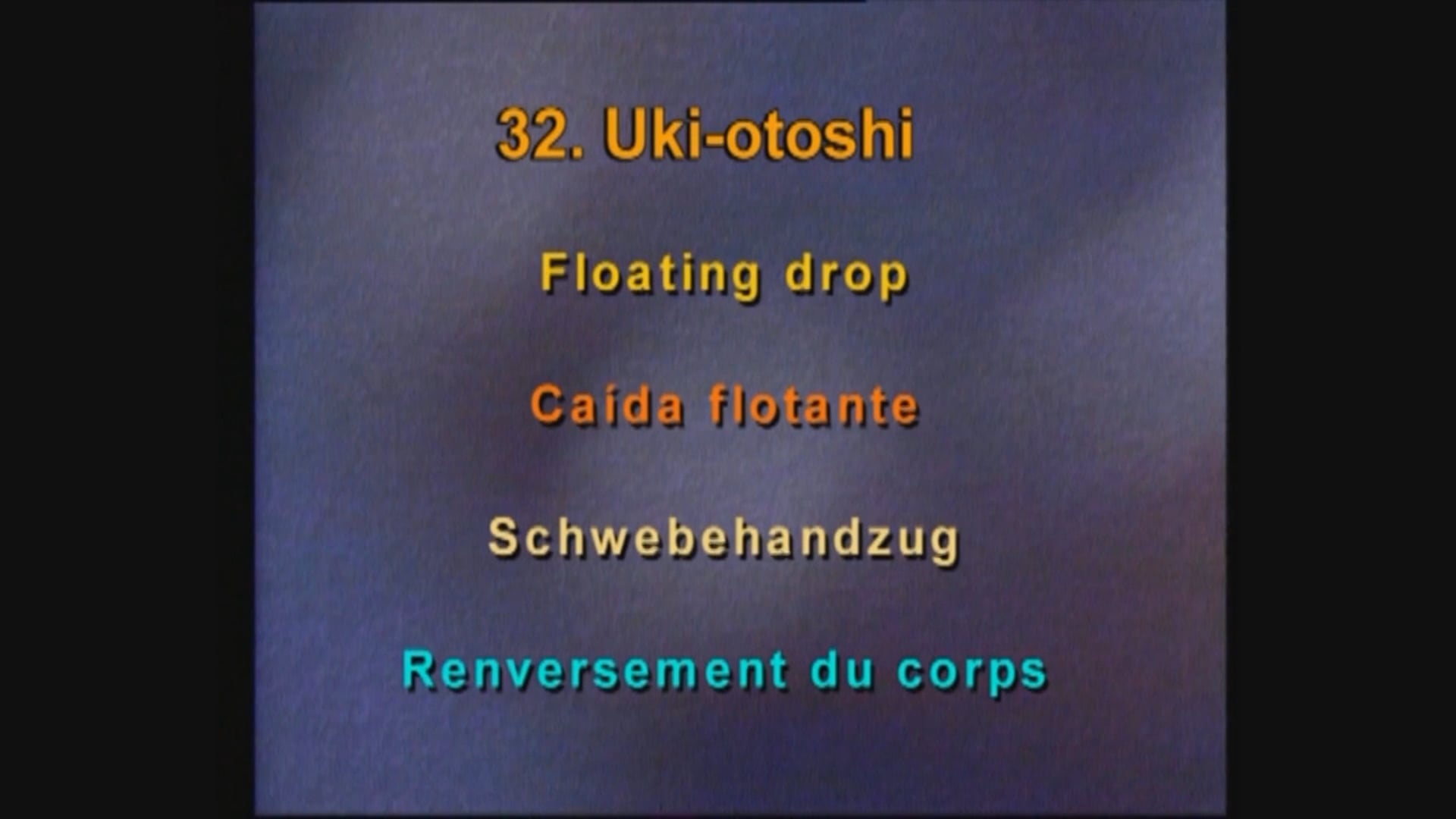 The Gokyo - Uki otoshi