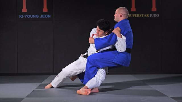 Yoko tomoe nage to Kouchi makikomi | Korean Judo
