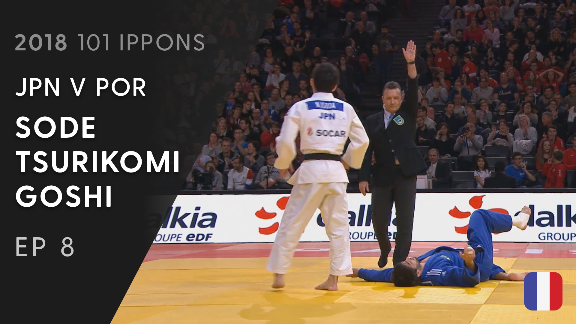 101: Sode tsurikomi goshi - JPN v POR -66Kg