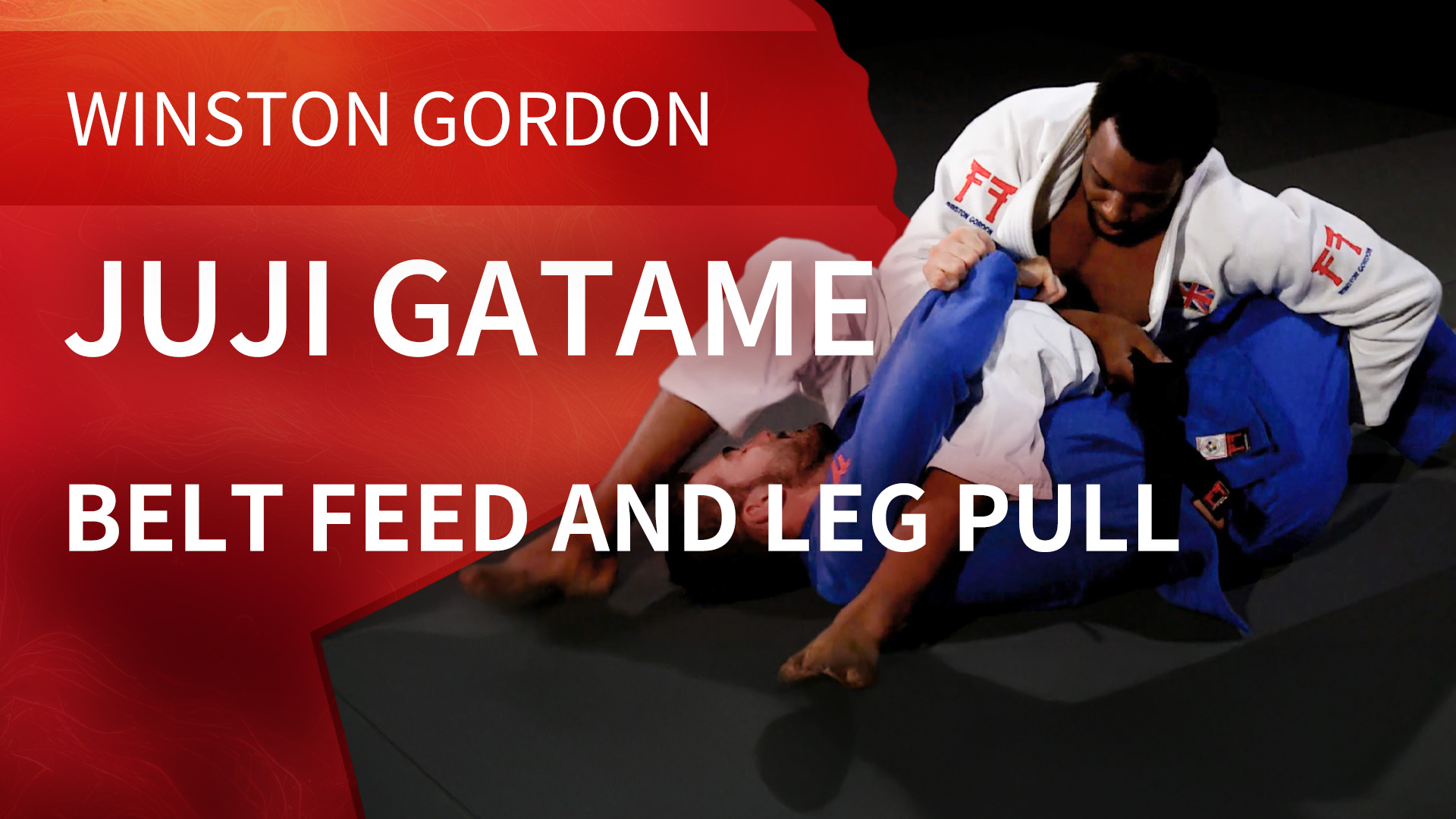 Juji gatame - Belt feed and leg pull | Winston Gordon