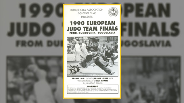 1990 European Judo Team Championships: Men's final