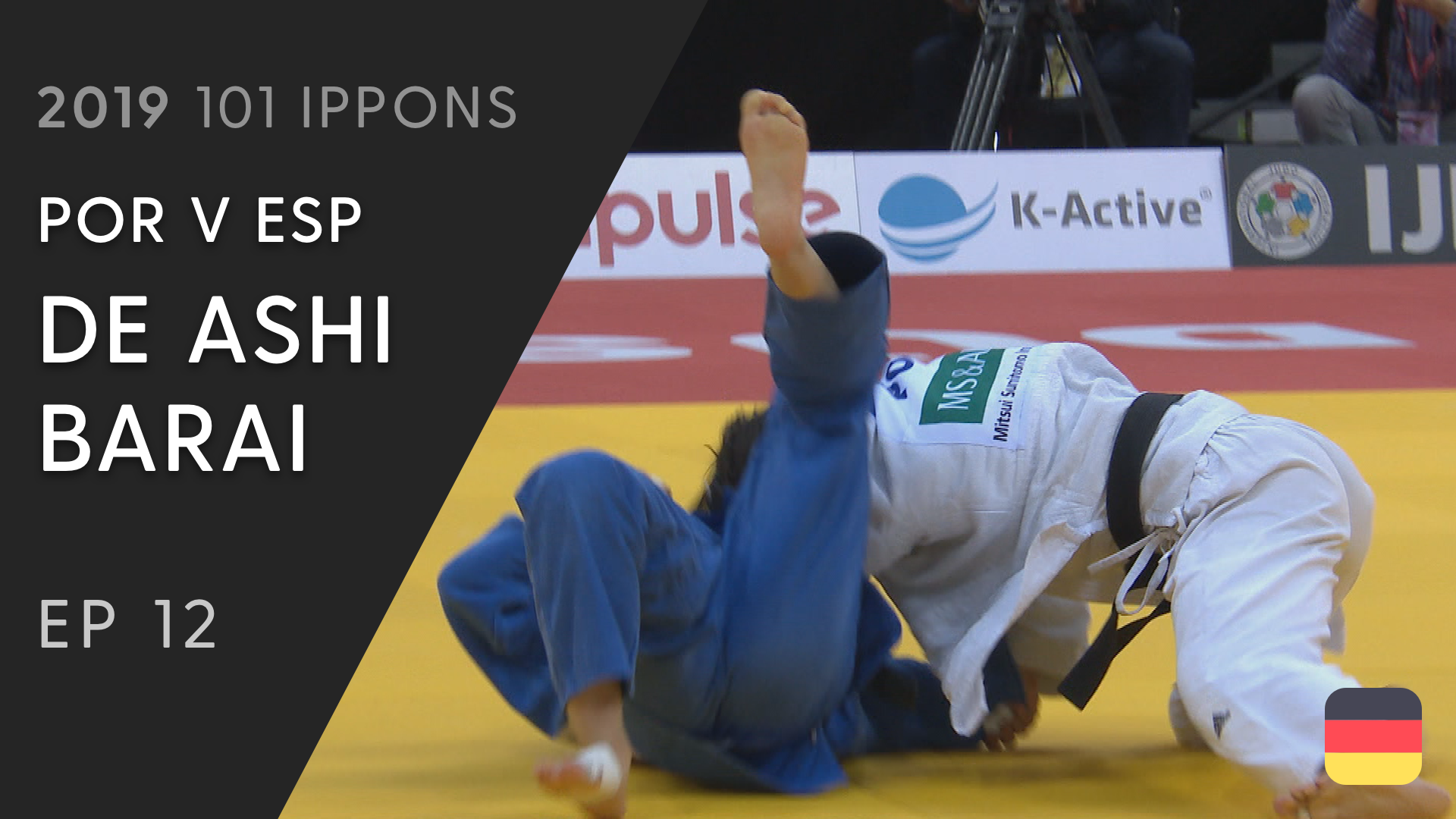 101: De ashi barai - POR v ESP -48kg