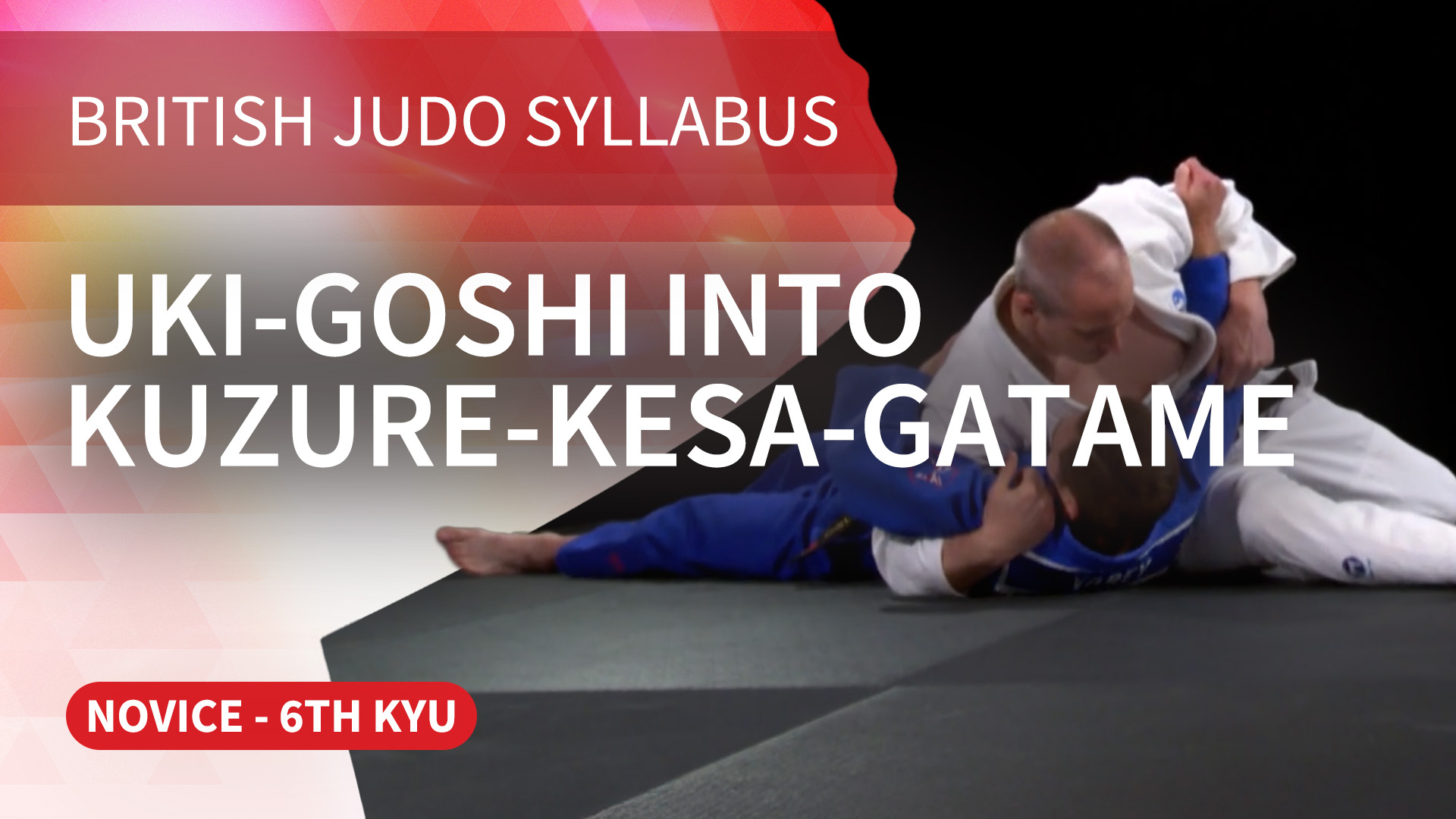 Uki-goshi into Kuzure-kesa-gatame