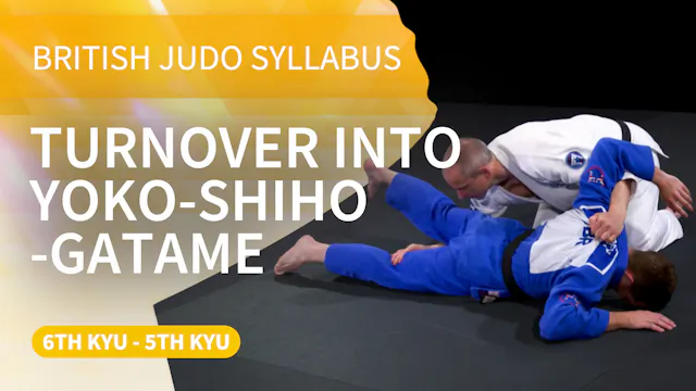 Turnover into Yoko-shiho-gatame