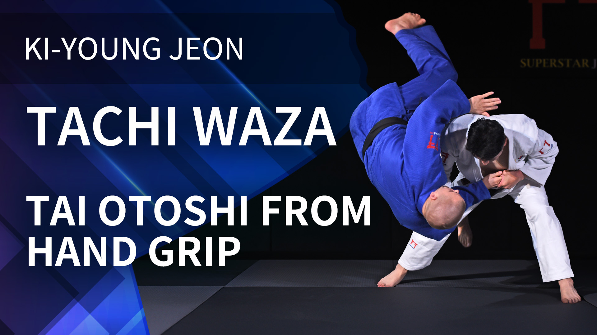 Tai otoshi from hand grip | Korean Judo