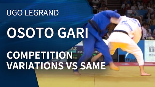 Osoto gari - Competition variations v...
