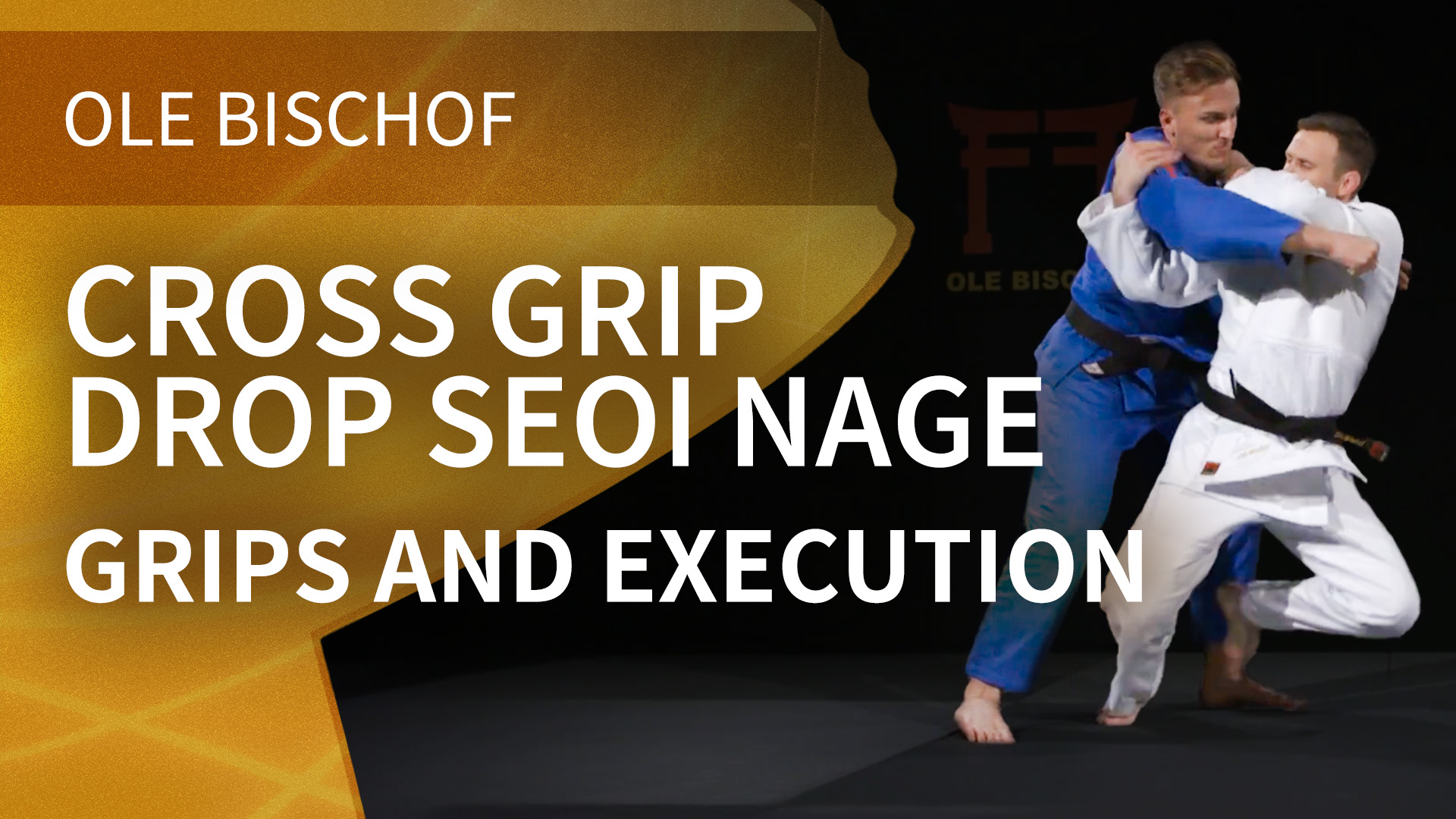 Cross grip Drop Seoi nage - Grips and execution | Ole Bischof