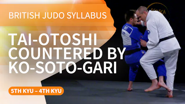 Tai-otoshi countered by Ko-soto-gari