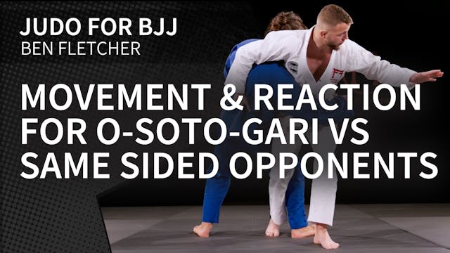 Movement & Reaction For O-soto-gari V...