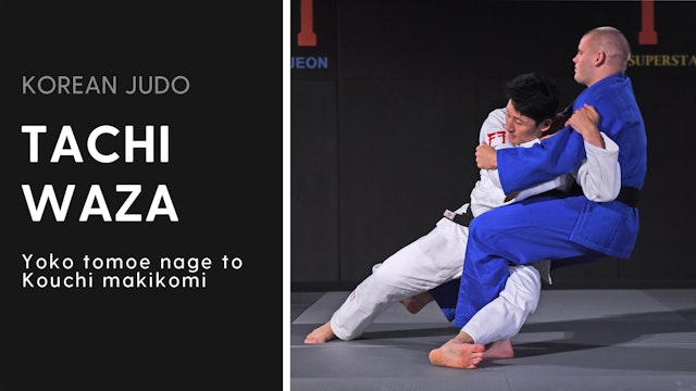 Yoko tomoe nage to Kouchi makikomi | Korean Judo
