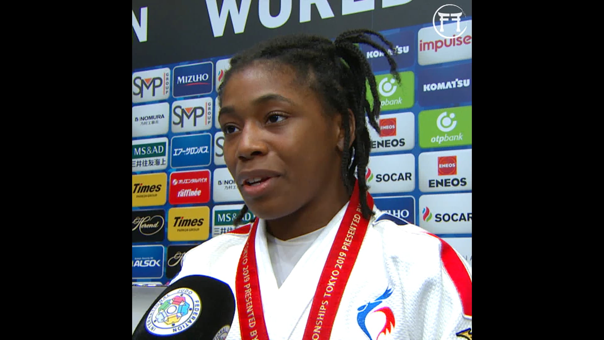 Lucie Decosse at the 2019 Tokyo World Championships