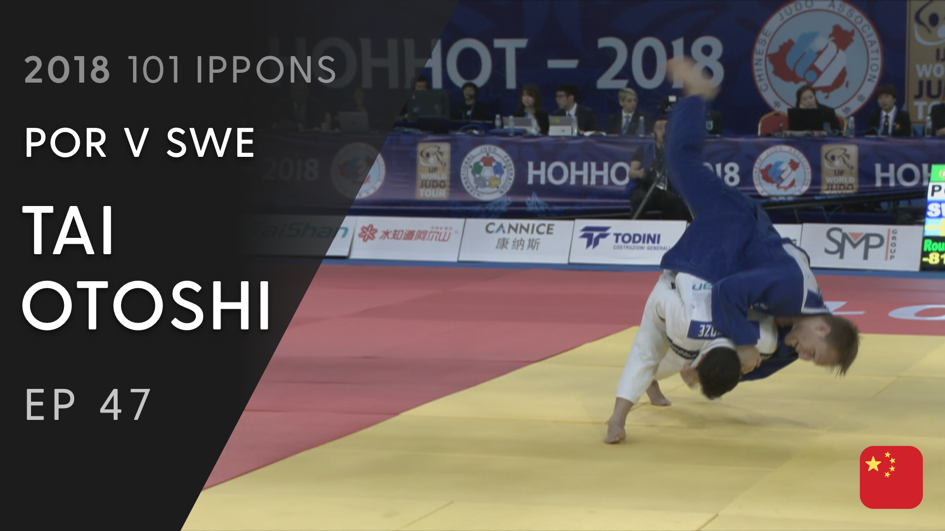 101: Tai otoshi - POR v SWE -81kg