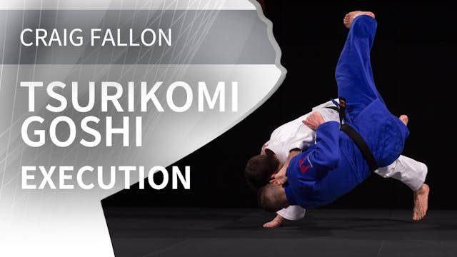 Tsurikomi goshi execution | Craig Fallon