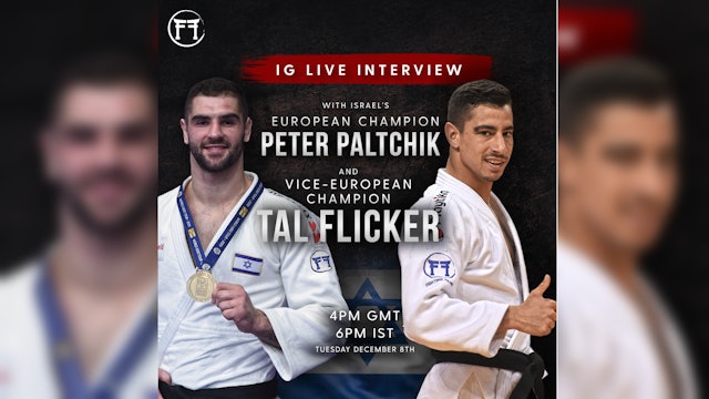 IG Live With Tal Flicker & Peter Paltchik