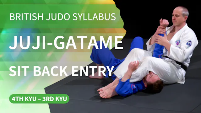 Juji-gatame - sit back entry