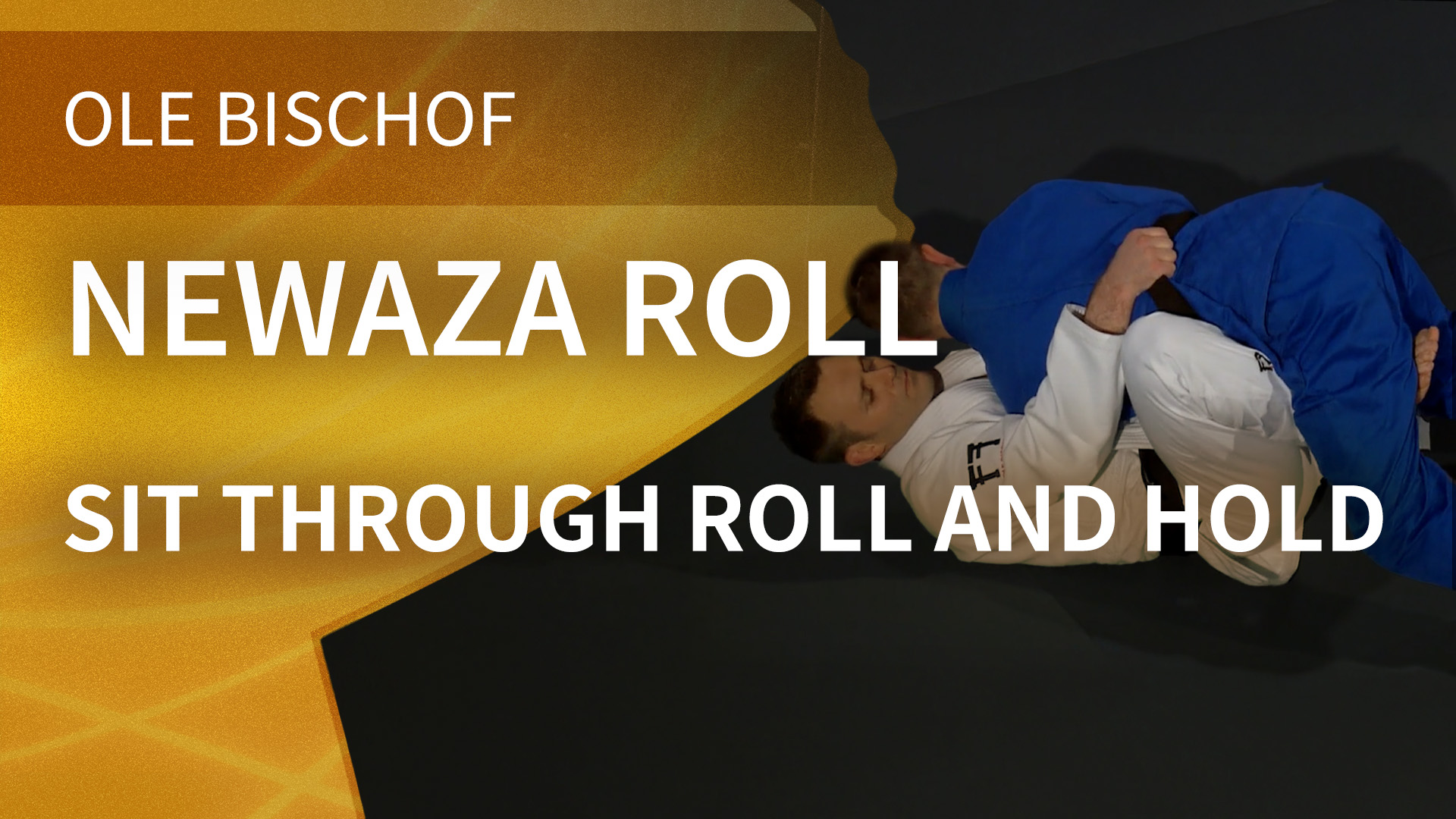 Newaza roll - Sit through roll and hold | Ole Bischof