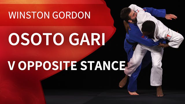 Osoto gari v opposite stance | Winsto...