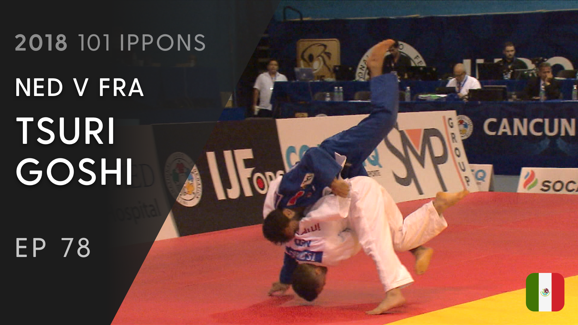 101: Tsuri goshi - NED v FRA -60kg