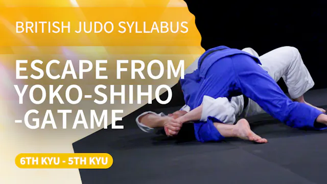 Escape from Yoko-shiho-gatame