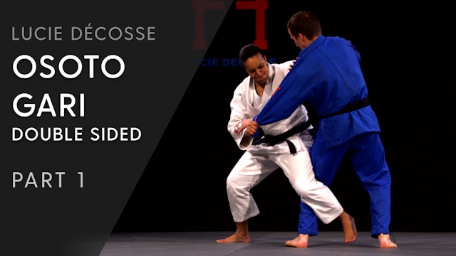 Double sided Osoto gari | Overview | Lucie Décosse