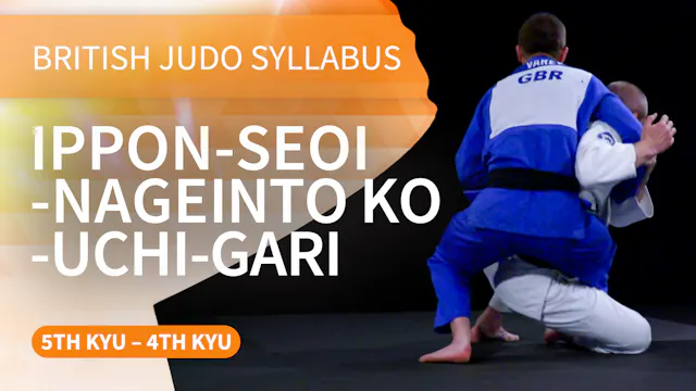 Ippon-seoi-nage into Ko-uchi-gari