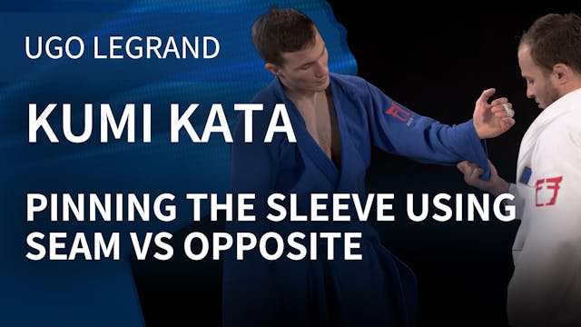 Kumi kata - Pinning the sleeve using ...