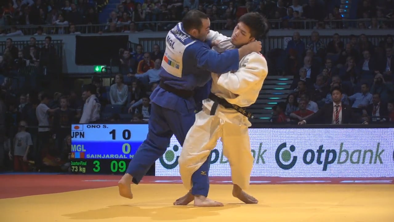 101: Osoto gari - JPN v MGL -73kg