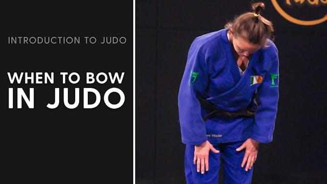 When To Bow In Judo | Introduction To Judo