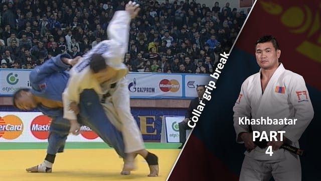 Collar grip break in Competition | Khashbaatar