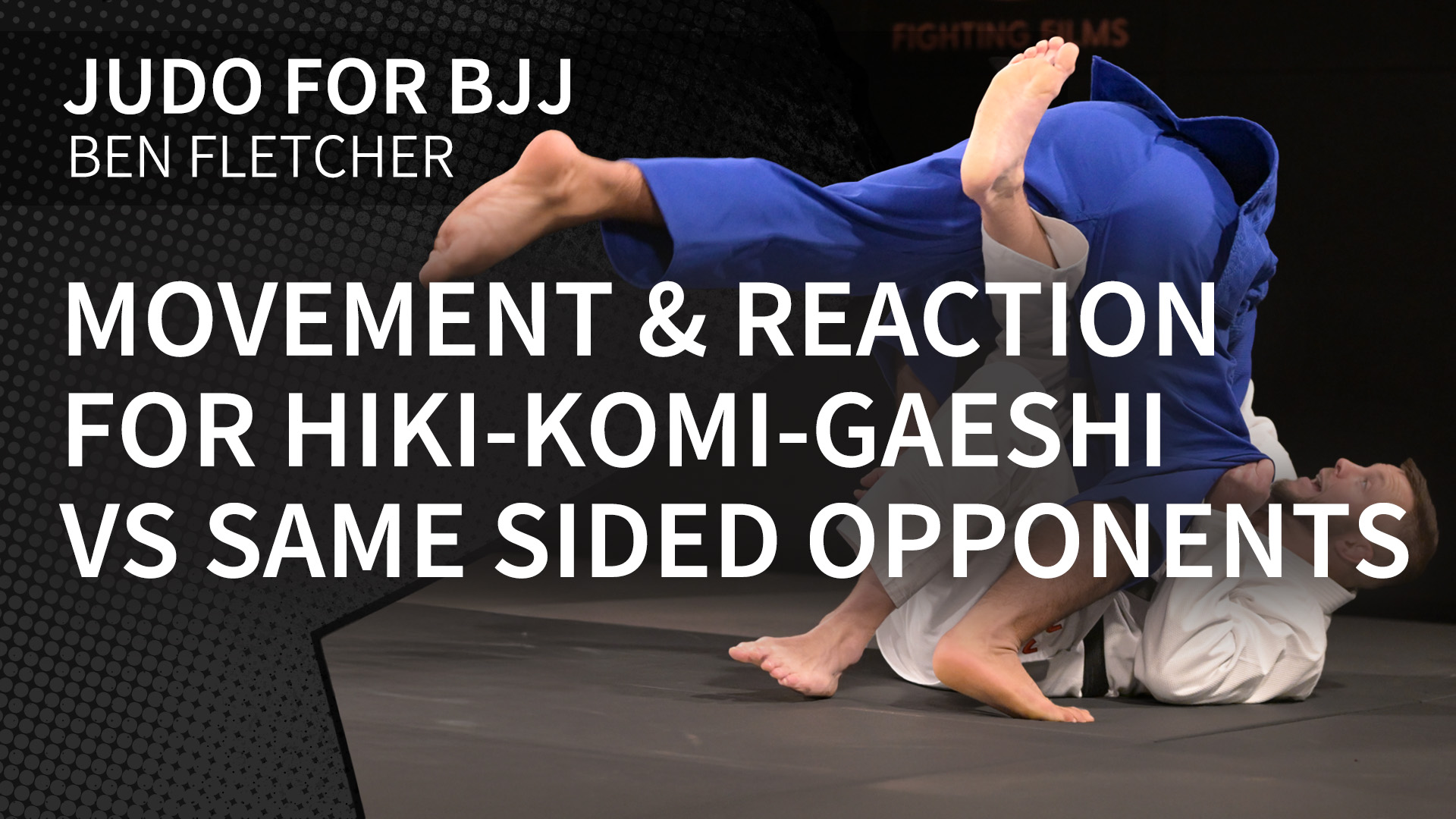 Movement & Reaction For Hiki-komi-gaeshi VS Same Sided Opponents | Judo For BJJ