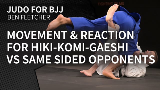 Movement & Reaction For Hiki-komi-gae...