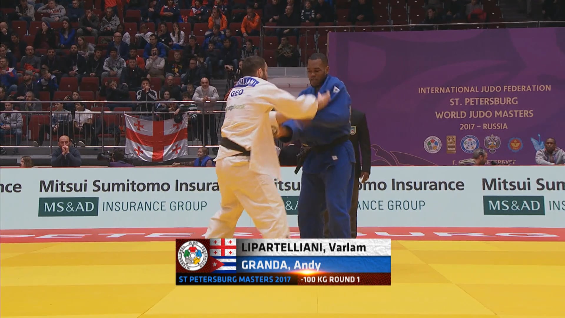 101: Ushiro kesa gatame - GEO v CUB -100kg