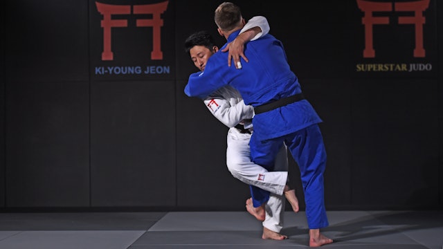 Kosoto gari off the grip | Korean Judo