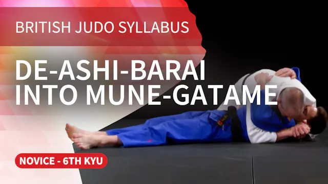 De-ashi-barai into Mune-gatame