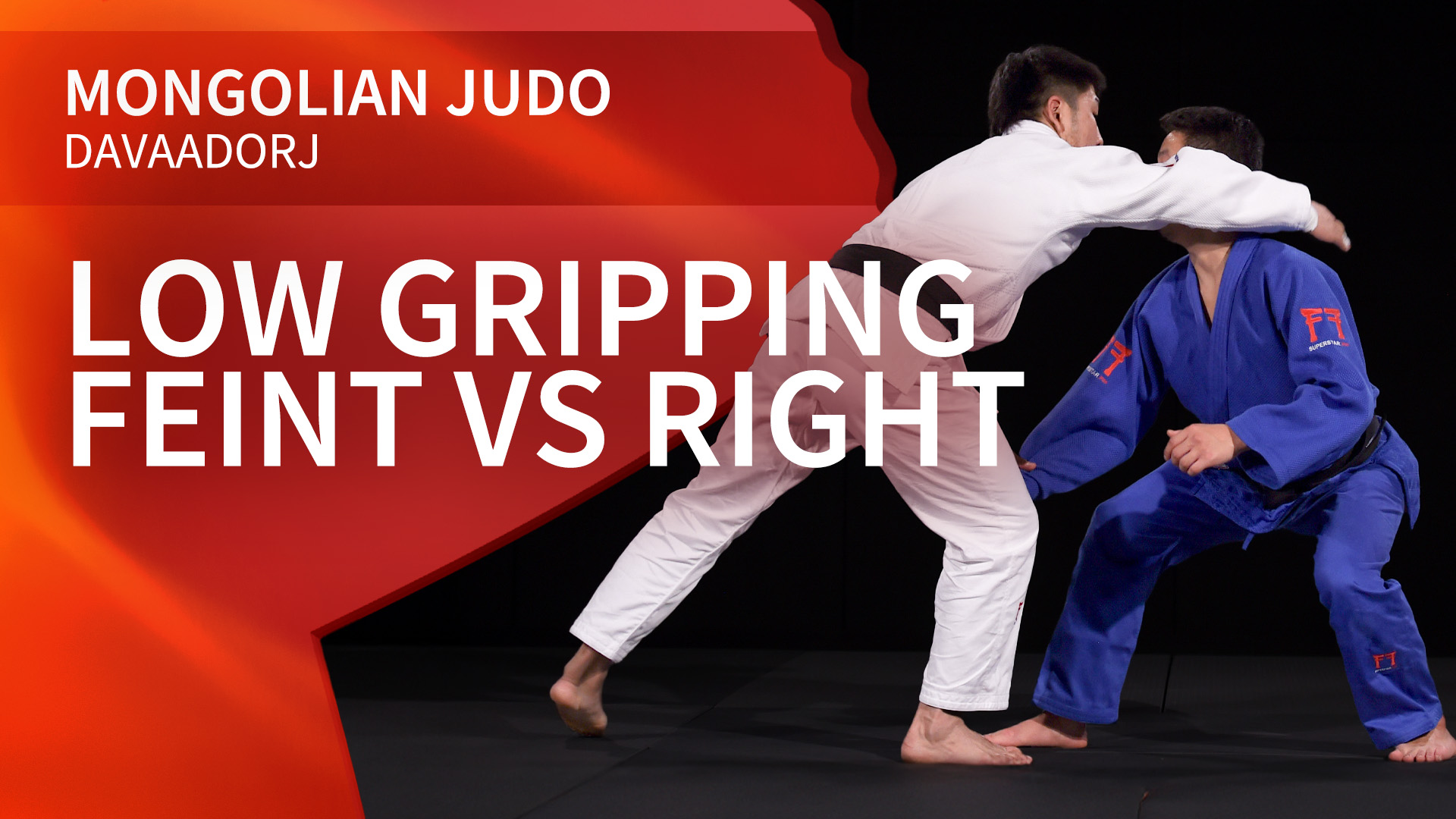 Low gripping feint vs right | Davaadorj