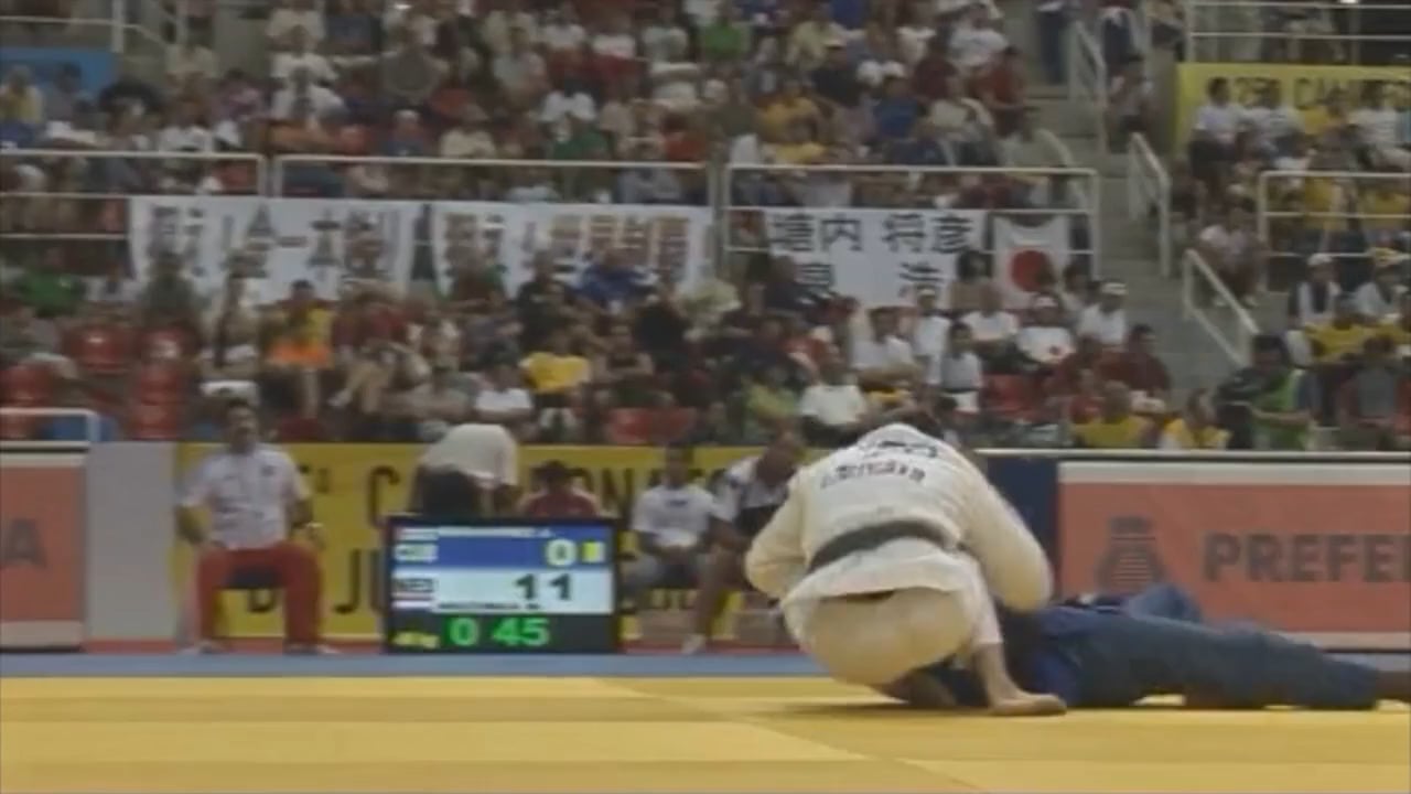 Mark Huizinga - Yoko tomoe nage - double foot