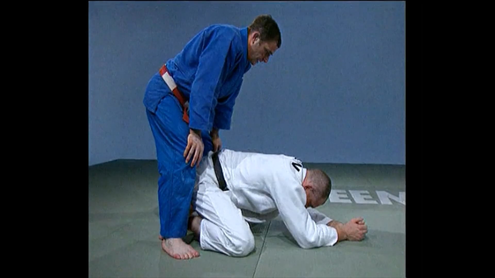 Neil Adams - Hadaka jime - Leg control