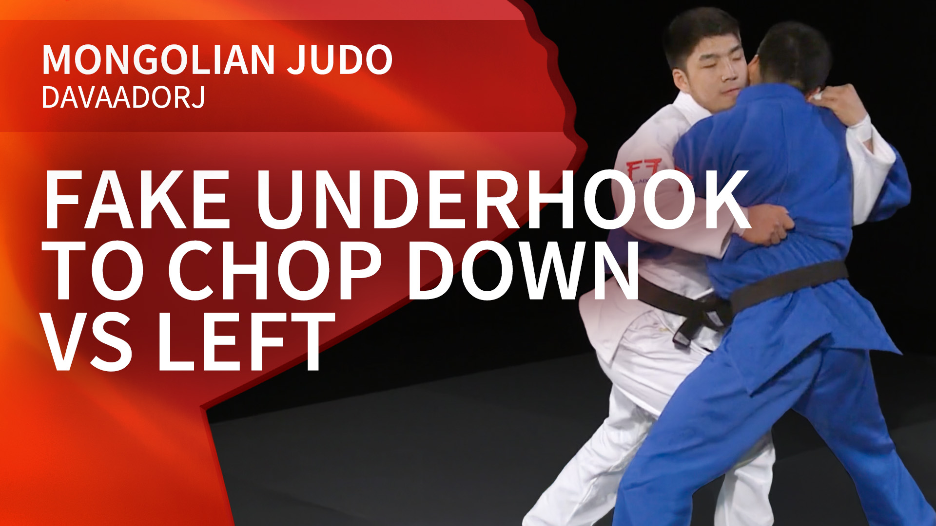 Fake Underhook To Chop Down vs left | Davaadorj