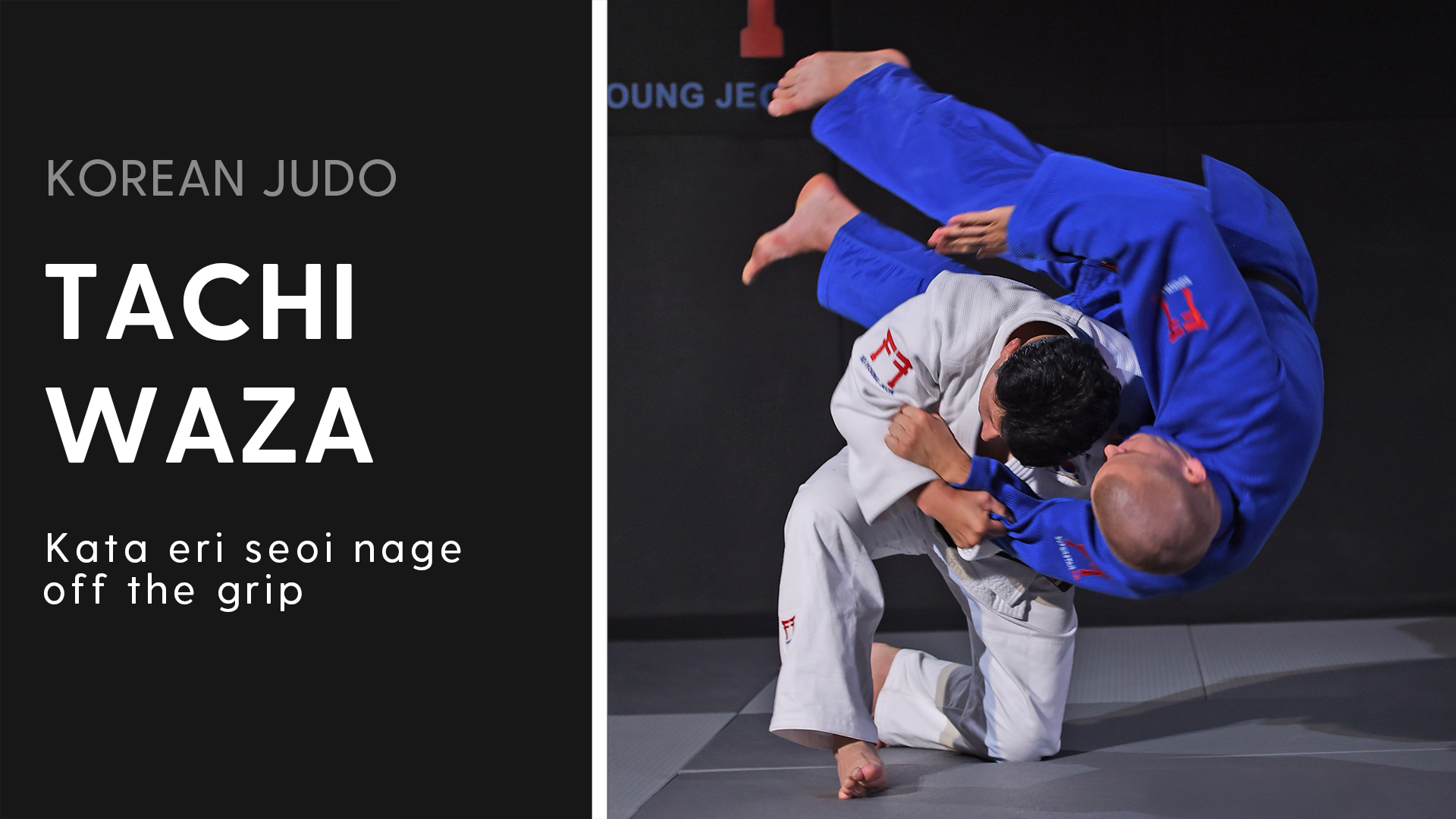 Kata eri seoi nage off the grip Korean Judo