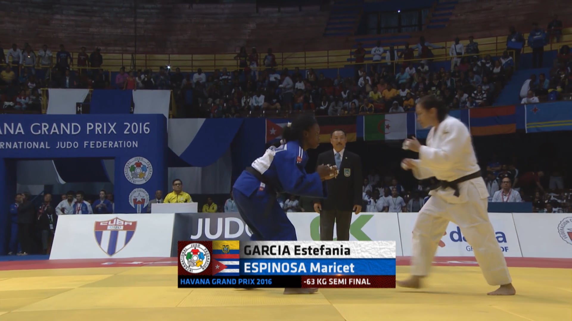 101: O goshi - ECU v CUB -63kg