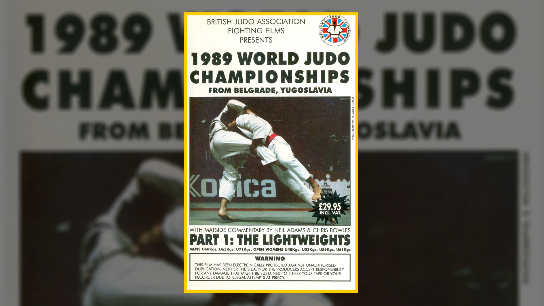 1989 World Judo Championships: Lightweights | Belgrade